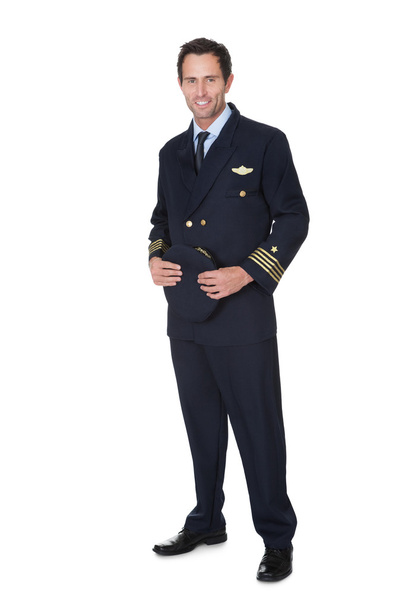 Portrait of confident pilot - Фото, изображение