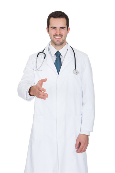 Portrait Of Friendly Male Doctor - Photo, image