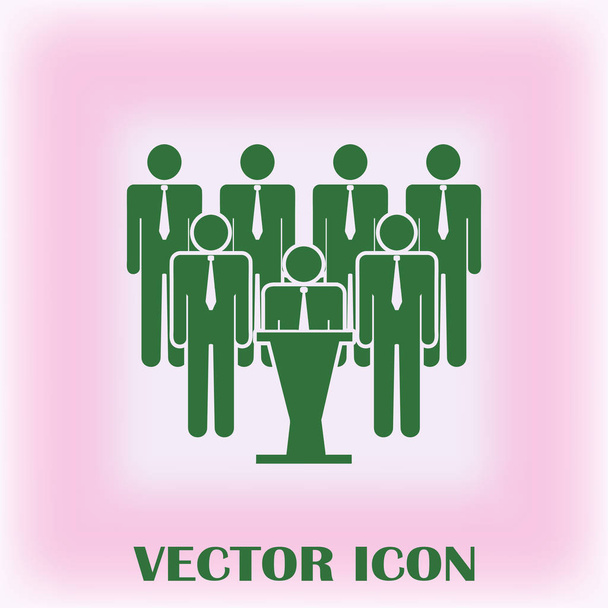 group people vector icon - Vector, Image