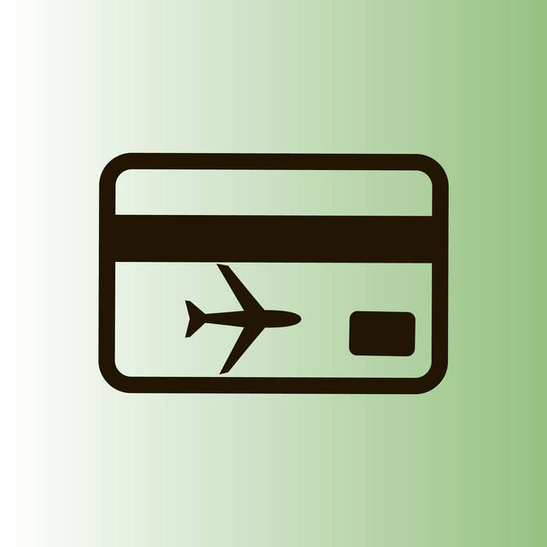ícone de vetor de ticket ilustração simples
 - Vetor, Imagem