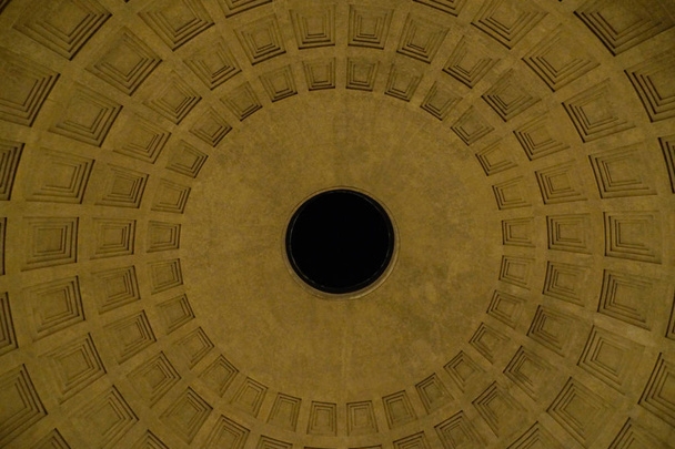 Rome (Italy). Dome of the Pantheon - Valokuva, kuva
