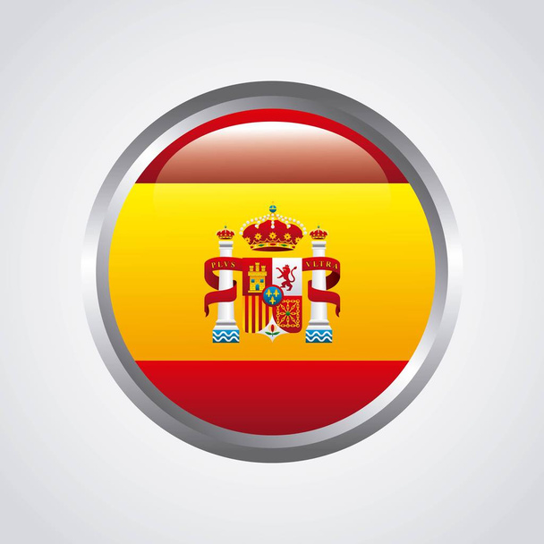 flag classic icon of Spanish culture - Vector, Image