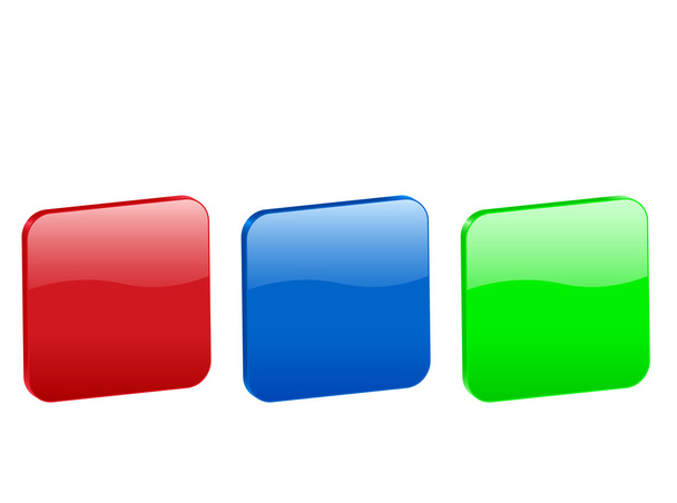 3d rounded squares - Vector, Image