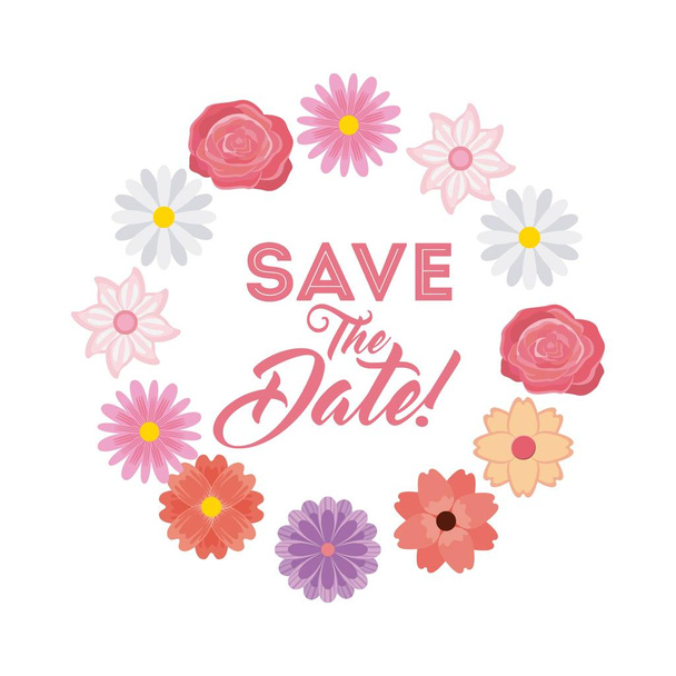 save the date design - Vector, Image
