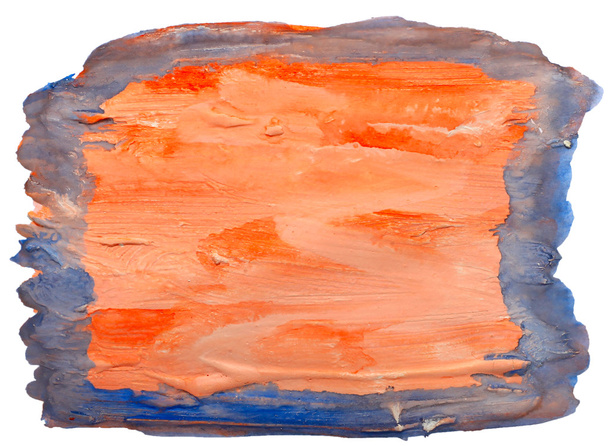 art bleu orange table spot aquarelle isolé pour votre conception
 - Photo, image