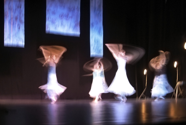 Ballet en el teatro - imagen artística borrosa
 - Foto, Imagen