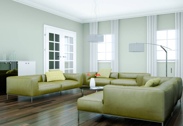 moderno apartamento de diseño interior brillante
 - Foto, Imagen