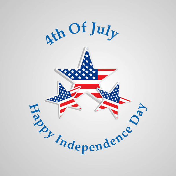 Illustrazione dello sfondo per il giorno dell'indipendenza degli Stati Uniti
 - Vettoriali, immagini