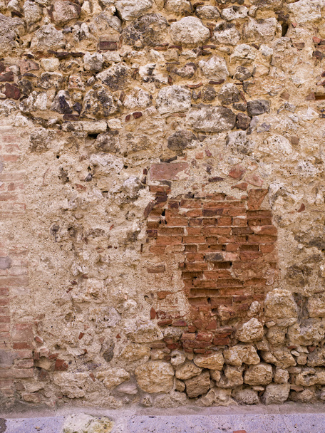 889 parede de pedra toscana velha
 - Foto, Imagem