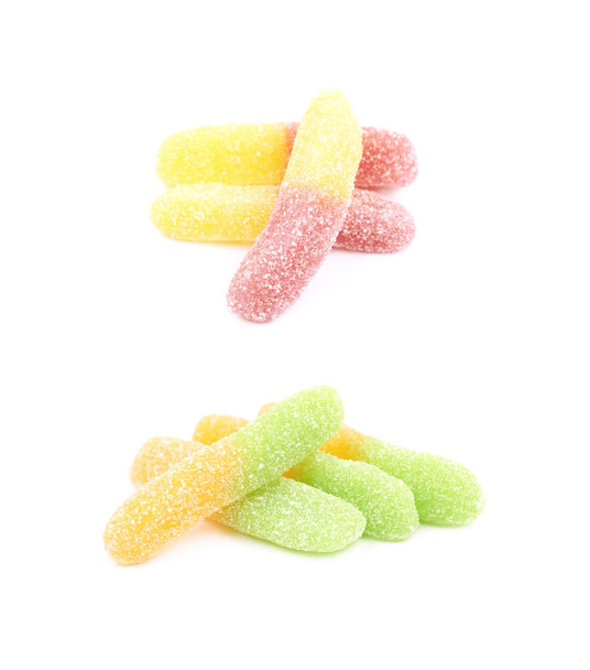Jelly worm candy isolated - Valokuva, kuva