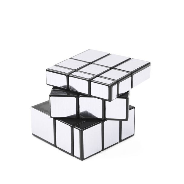 Variation of a puzzle cube isolated - Foto, afbeelding