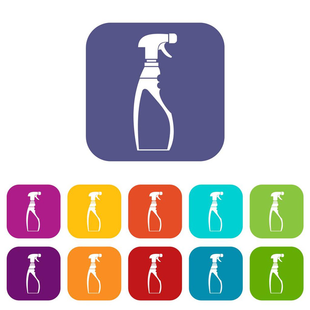 Sprayer bottle icons set - Vettoriali, immagini