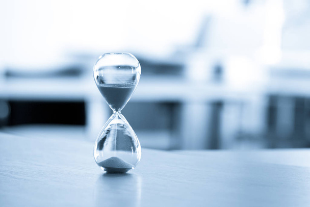 Sand clock, business time management concept - Photo, image