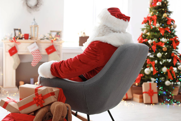Authentic Santa Claus in traditional costume indoors - Photo, image
