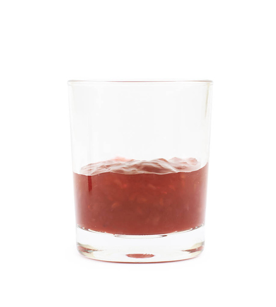 Glass shot of jam isolated - Фото, зображення