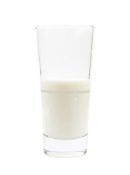 Tall glass of milk isolated - Foto, Imagen