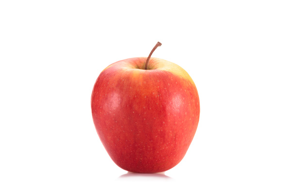 vista de cerca de fruta fresca de manzana aislada en blanco
 - Foto, Imagen