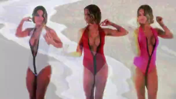 Vídeo vertical de UV brilho feminino dançarina - Filmagem, Vídeo