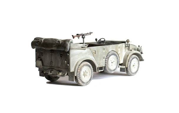 Modell eines alten Fahrzeugs - Foto, Bild