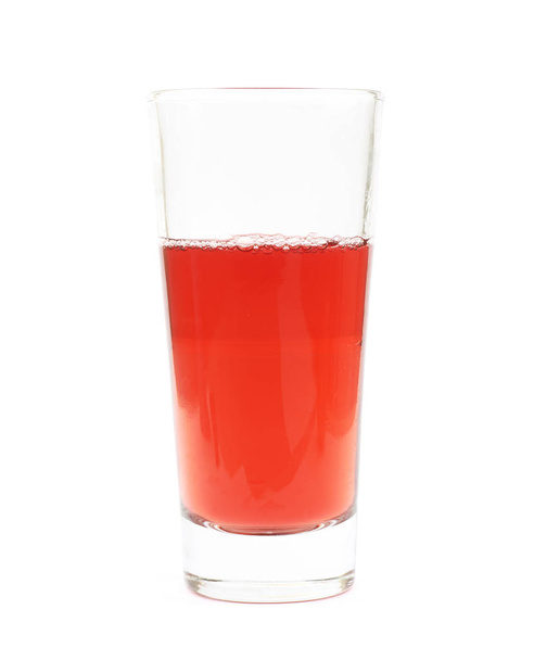 Tall glass of juice isolated - Photo, Image