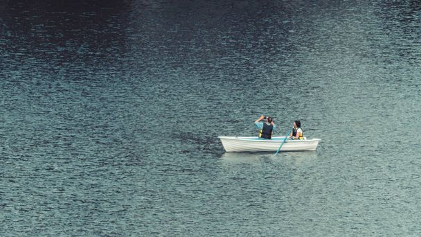 Boat in the Lake Ladoga in the Karelia - Foto, Imagem