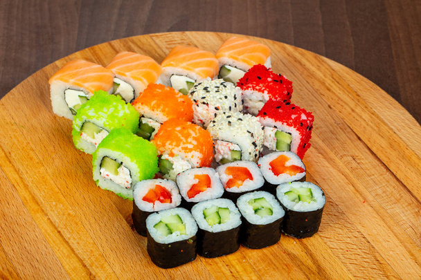Japán sushi és a roll készlet - Fotó, kép