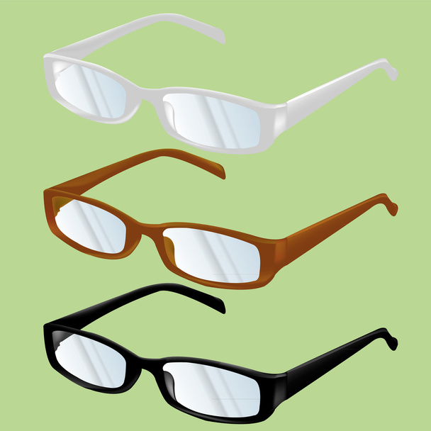 gözlükler ve gözlükler vektör - Vektör, Görsel
