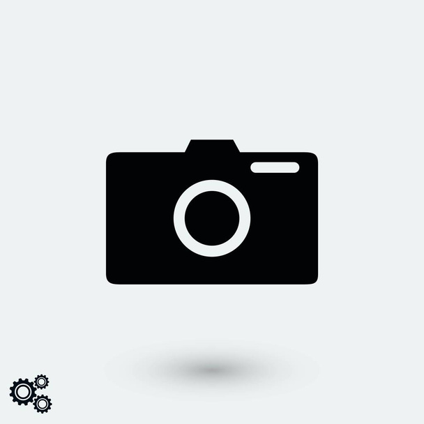 Fotokamera-Vektor-Symbol, flaches Design bestes Vektor-Symbol - Vektor, Bild