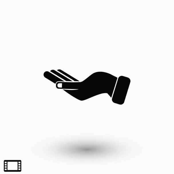 Вектор ручной иконки, плоская конструкция
 - Вектор,изображение
