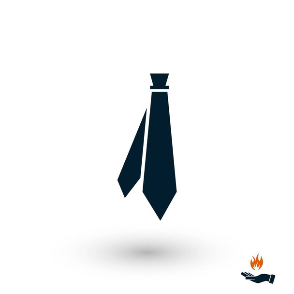 Векторний значок краватки, плоский дизайн найкращий векторний значок
 - Вектор, зображення