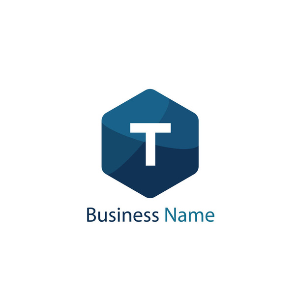 手紙 T のロゴのテンプレートのデザイン - ベクター画像