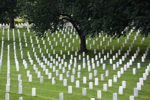 Washington, DC - June 01, 2018: Arlington National Cemetery. - Foto, afbeelding