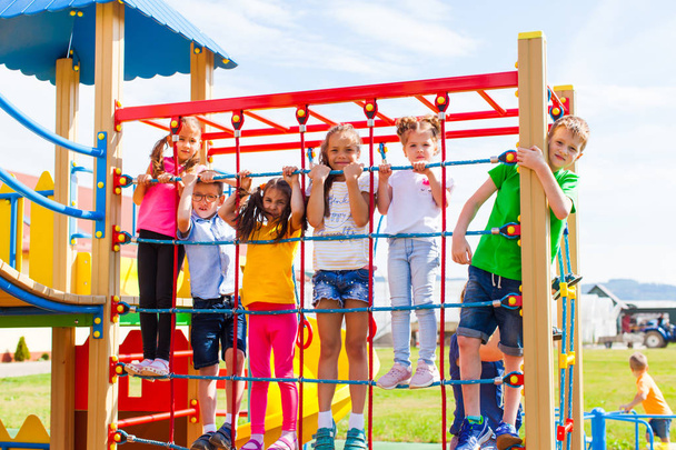 Group of children on playground - Photo, Image