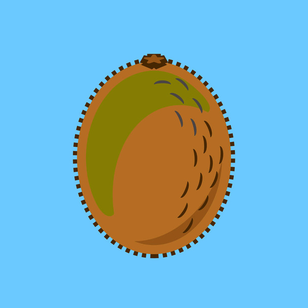 Vektor ovoce nebo kiwi Kiwi ve stylu art jednoduchý minimalismus - Vektor, obrázek