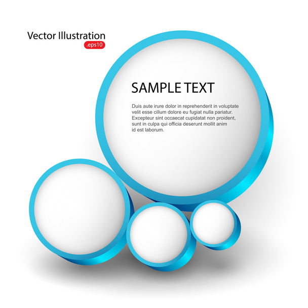 Vector background with abstract bubble. - Vector, Image