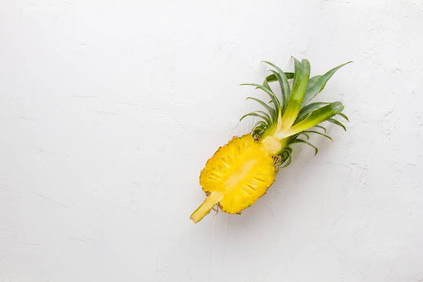 Pineapple on white wall background. - Foto, immagini