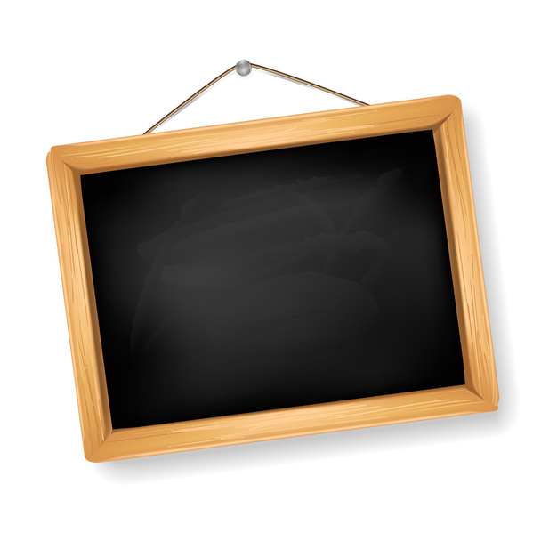 little blackboard on white - Vector, Image