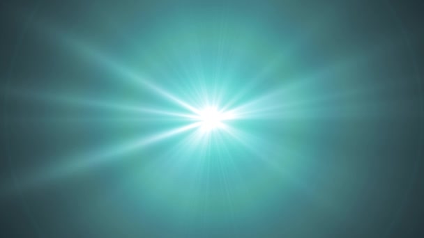 központi csillag ragyog forgó optikai lencse trapéznadrág fényes bokeh varrat nélküli hurok animáció művészeti háttér - új minőségű természetes világítás lámpa sugarak hatása dinamikus színes világos videofelvétel - Felvétel, videó