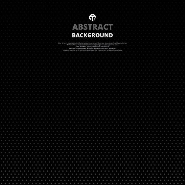 Abstract of dot pattern in gradient of black background, vector eps10 - Vector, Image