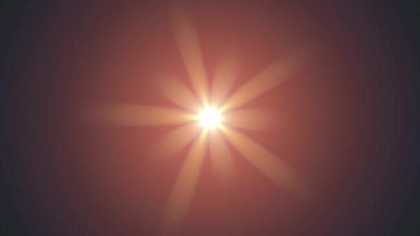 centrum gwiazda połysk, obrotowy obiektyw optyczny flary bokeh błyszczący Płynna pętla animacji sztuka tło - nowej jakości naturalne oświetlenie lampy promieni efekt dynamiczny kolorowe jasne materiały wideo - Materiał filmowy, wideo