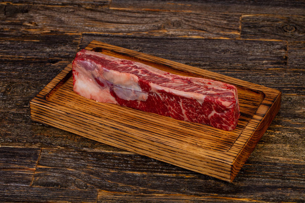 Raw beef steak Short Ribs Black Angus - Photo, Image