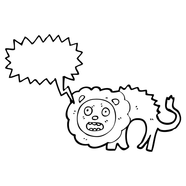 Lion lâche
 - Vecteur, image
