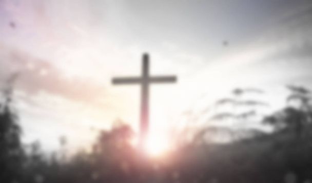 Background image for the church office: The Cross symbol of christian and Jesus Christ - Photo, Image