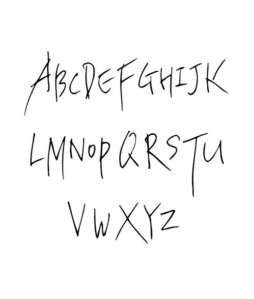 Vector fonts / Handwritten calligraphy - Διάνυσμα, εικόνα