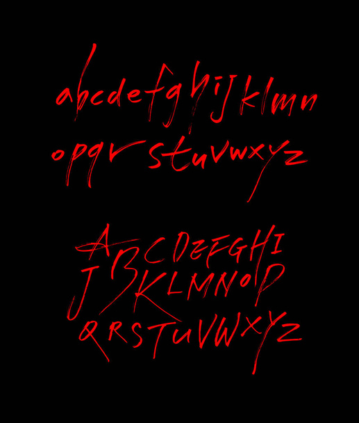 Vector fonts / Handwritten calligraphy - Vector, Imagen