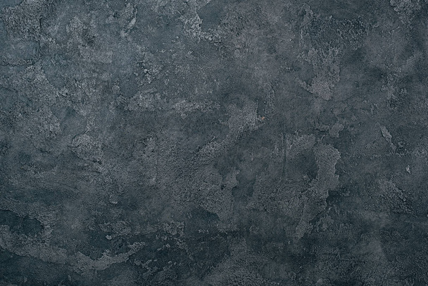 top view of grungy dark concrete wall for background - Photo, Image