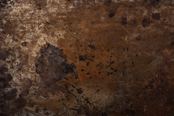 vista superior de la plantilla de metal oxidado para el fondo
 - Foto, Imagen