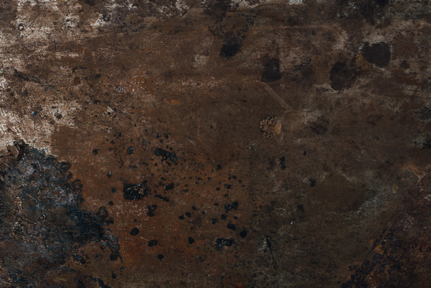 top view of rusted metal surface for background - Fotografie, Obrázek