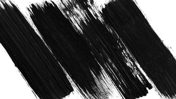 Fırça darbesi siyah ve beyaz geçiş geçmişi. Boya sıçramasının animasyonu. Reklam ve sunumlar için soyut arkaplan - Fotoğraf, Görsel