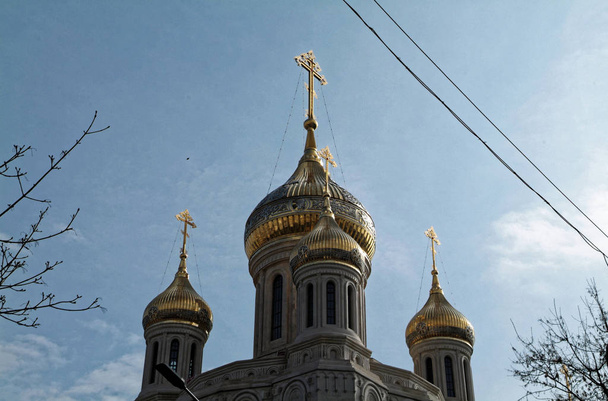 Orthodox Church in Moscow in the spring - Photo, Image